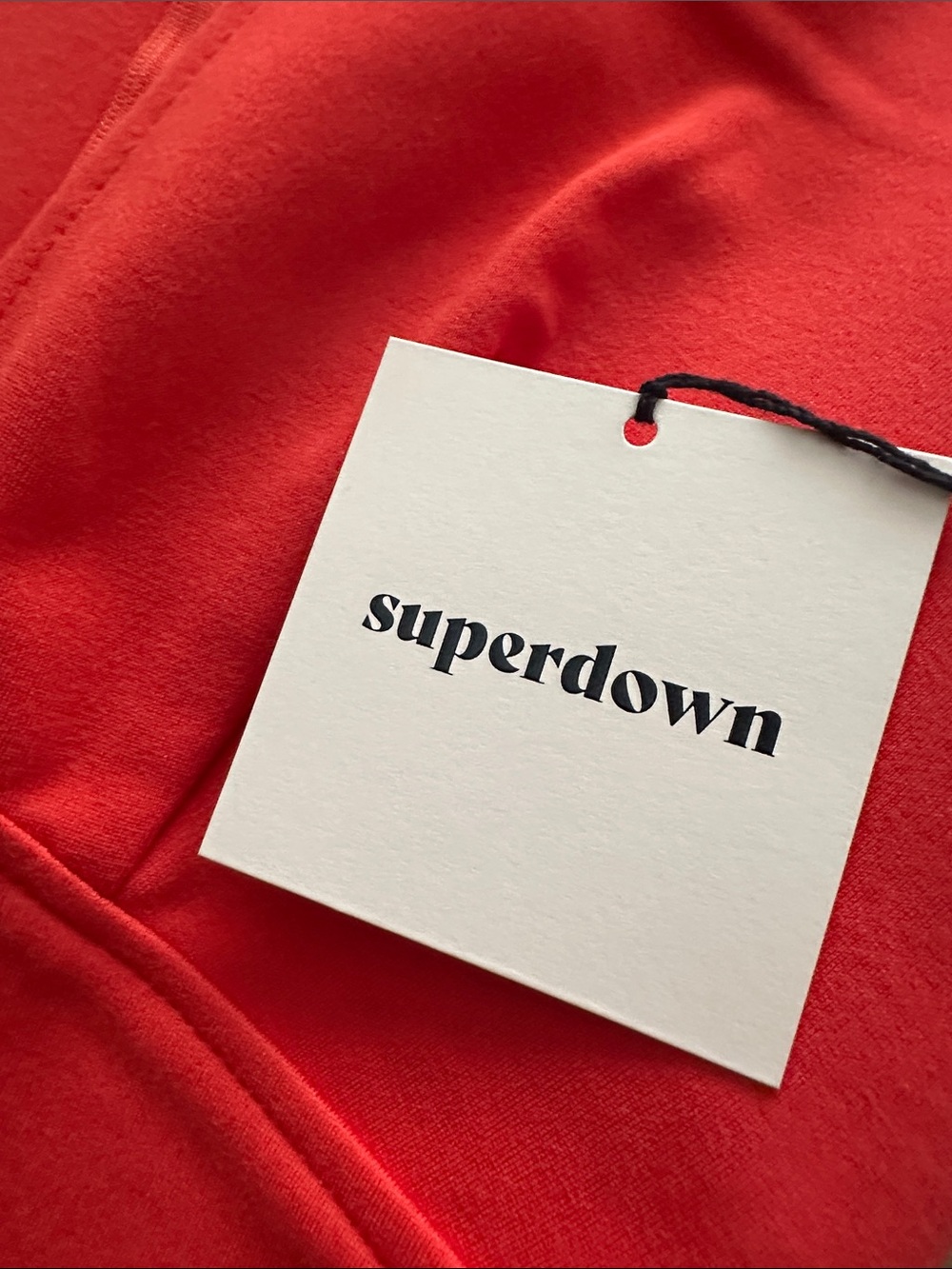 superdown Red V-Neck Mini Bodycon Dress - Picture 7 of 7